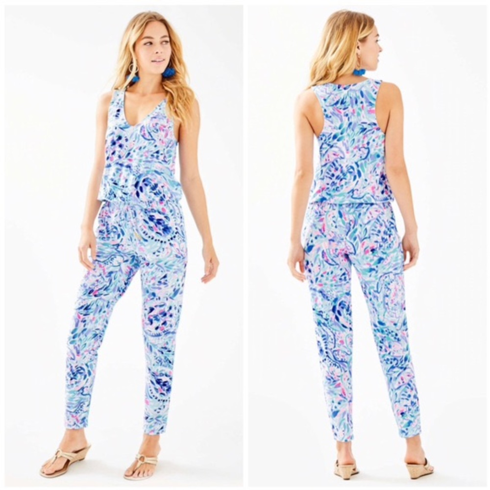 SZ XS LILLY PULITZER PAULINA JUMPSUIT